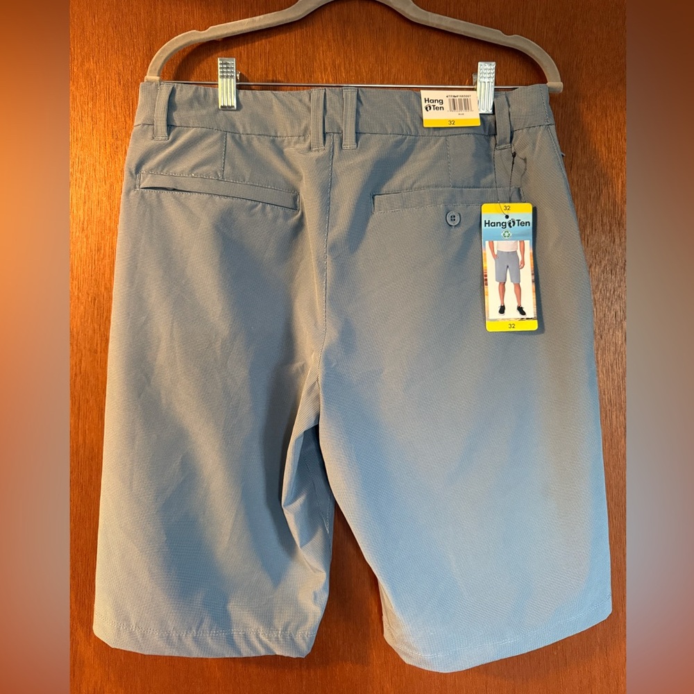 Hang Ten Blue Checkered Shorts